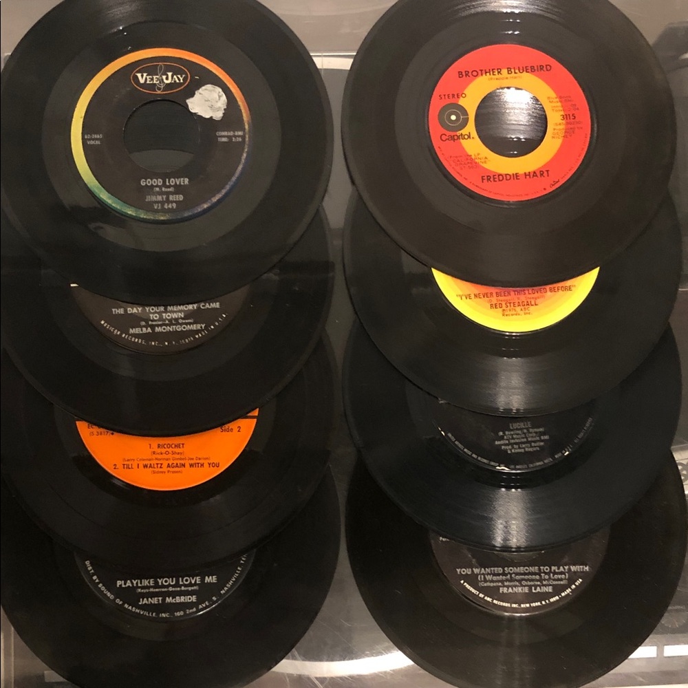 Various Artists 8 Vinyl 45 Records